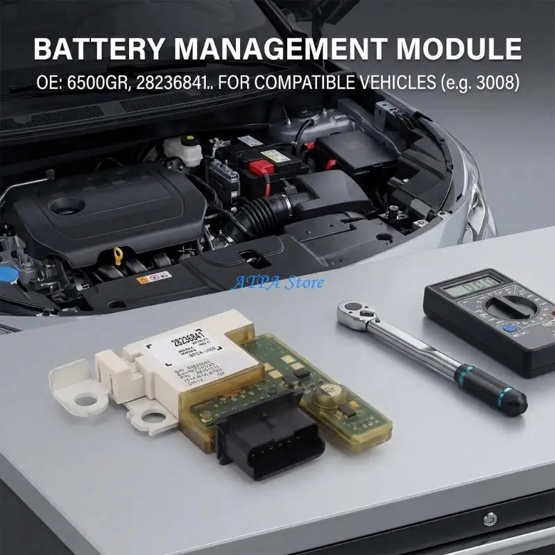 U13C Auto Accessories for 3008 5008 308CC 6500GR 28236841 Car Battery Management Unit