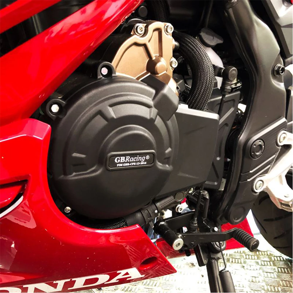 For HONDA CB500X CB500F CBR500R 2019 - 2023 2024 CBR 500 R & CB 500 F / X Engine Protective Cover Carbon Fiber Printing