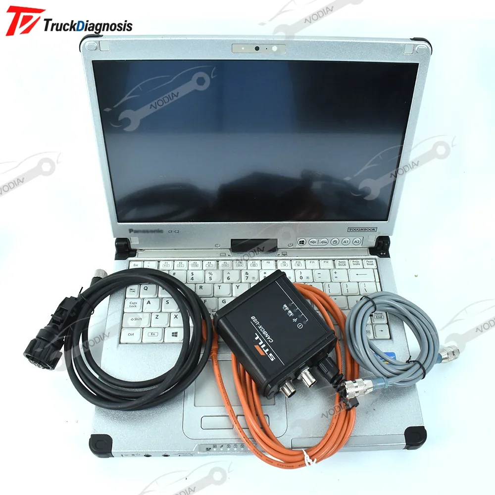 Original For Still Incado Canbox CFC2 Laptop STEDS 8.21 Can Bus Diagnostic Kit with Software Forklift Still Diagnostic Tool