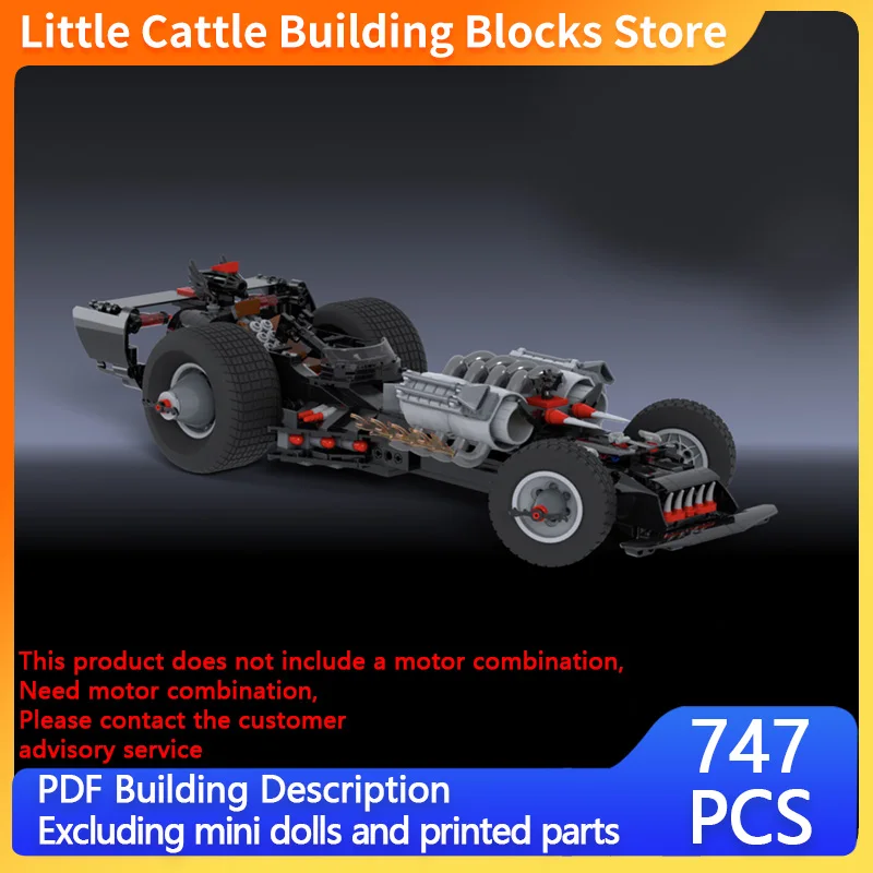 Speed Racing Car Model MOC Building Bricks Battle Vehicle Modular Technology Gifts Holiday Assemble Children Toys Suit