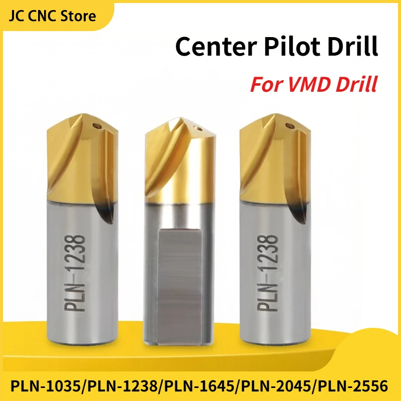 1pc Fixed point center Pilot drill Spot drill PLD V- 1035 1238 1645 2045 2556 for VMD VLT MXD TSD TMD CNC Drilling Lathe Tool