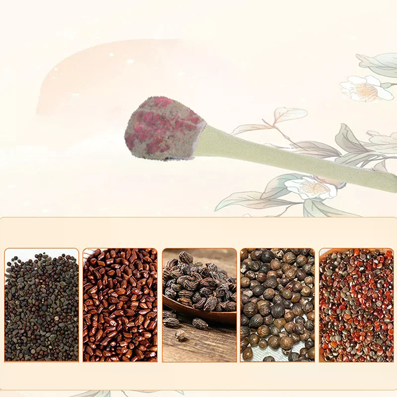 

Back Pain Relief Portable Body Vibration Hammer High Elasticity Latex Velvet Massage Pat Fu Character Slap Stick Massager