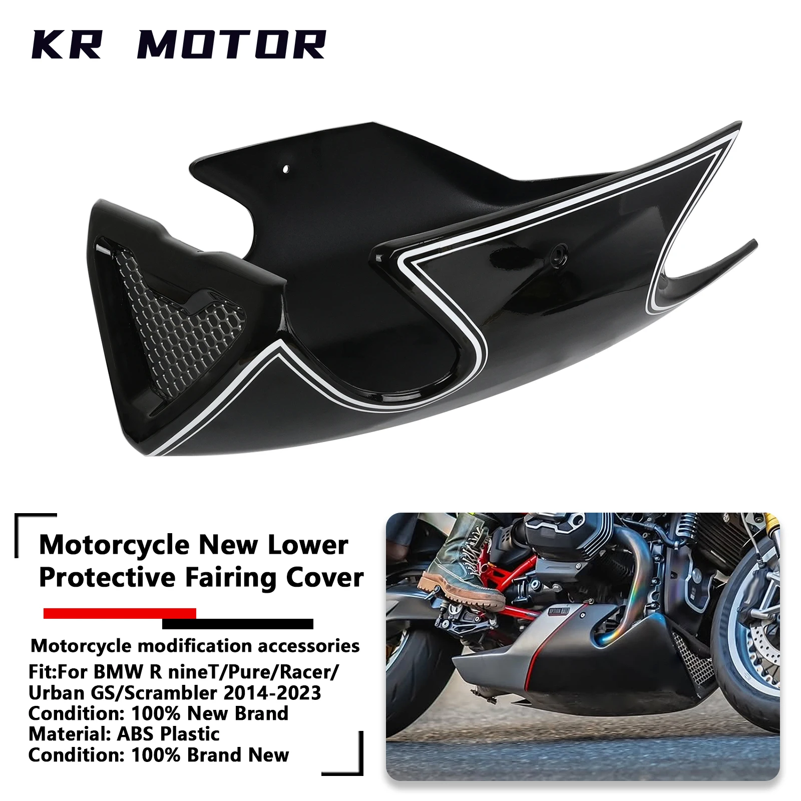 

Fits For BMW R Nine T/R Nine T Pure/Racer/Urban GS/Scrambler 2014-2023 Motorcycle New Lower Protective Fairing Cover Fairing