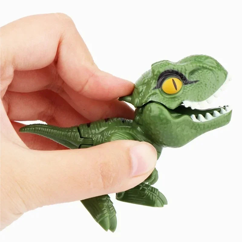 Finger Dinosaur Anime Action Figures Toys Funny Dino Eggs Creative Tricky Tyrannosaurus Model muslimtoy Action Figure