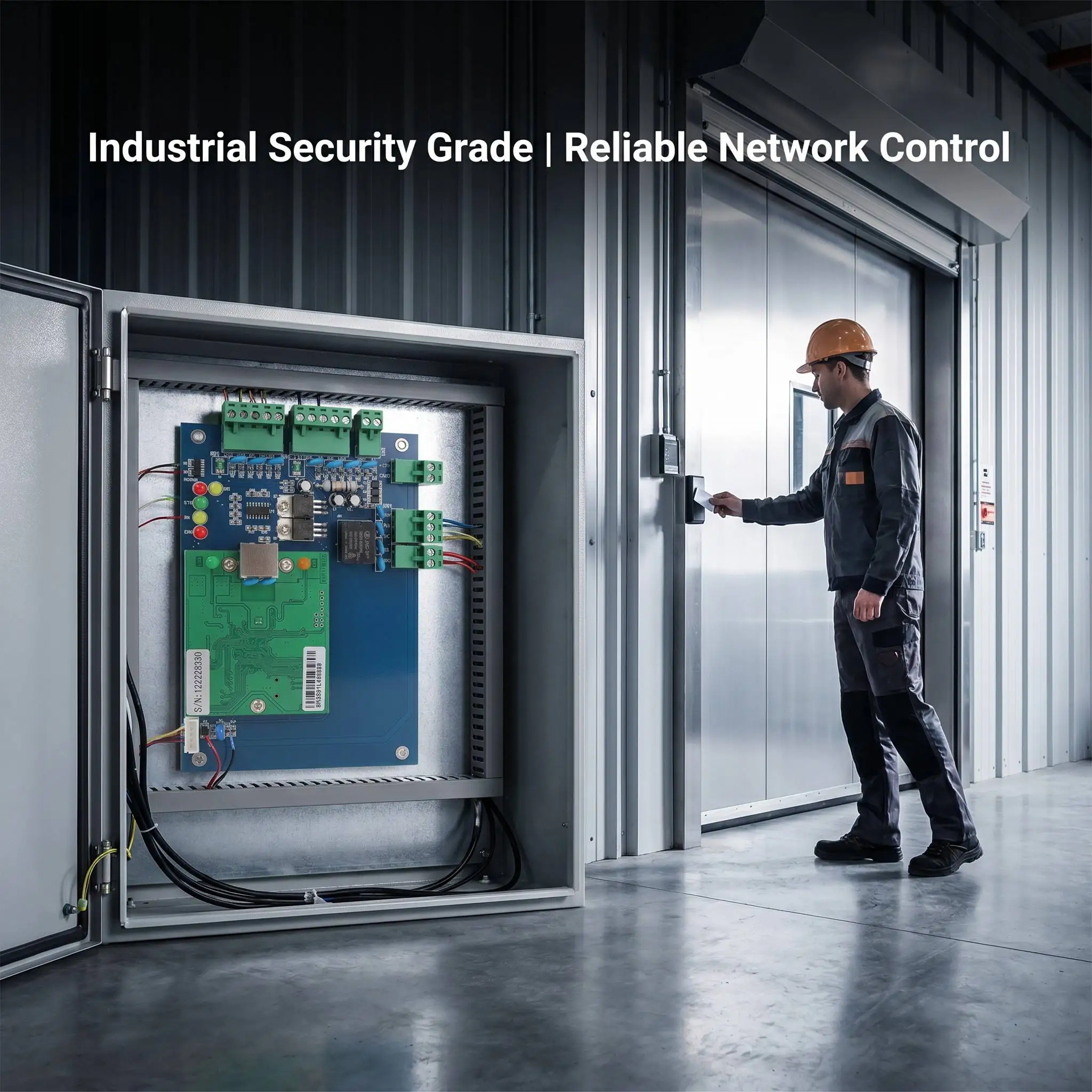 Immagine 6: Pannello di controllo accessi intelligente TCP/IP Wiegand 26 Rete Singola Doppia Soluzioni di sicurezza a quattro porte Sistema di accesso con software