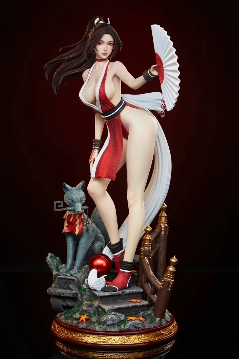 48cm THEKINGOFFITERS Action Figure Model Toy PVC Mai Shiranui Anime Figures Gk Statue Collection Decorating Doll Gift