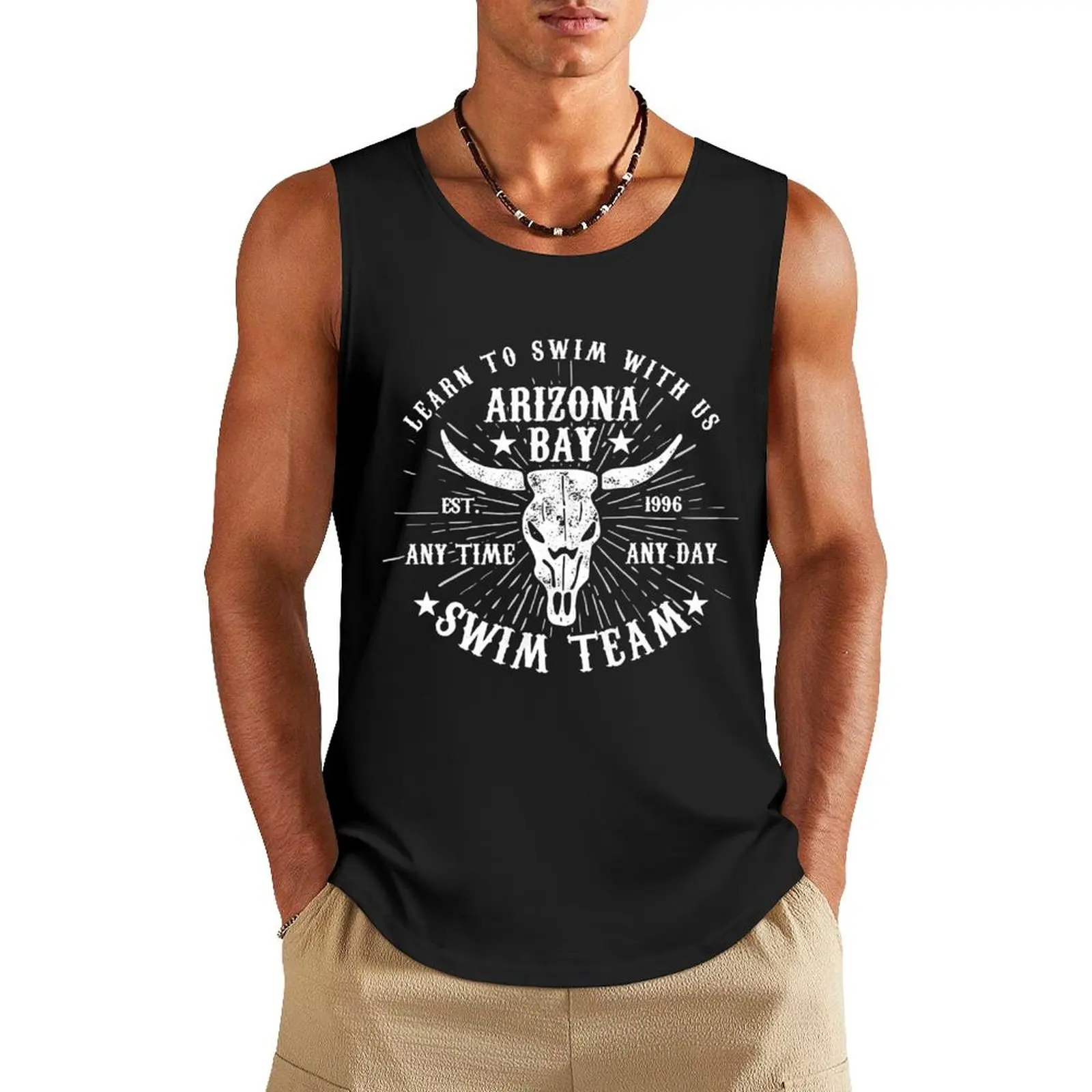 

Arizona Bay Swim Team Tank Top Top summer T-shirt for fitness cool things