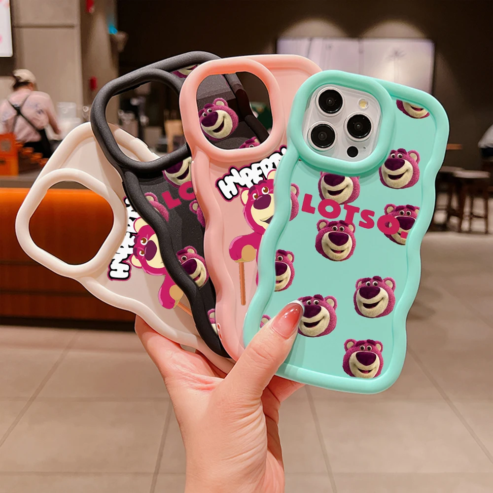 Macaron Big wave Soft Phone Case for Tecno Camon 18 19 20 Spark 9 10C 20C GO itel P55 A70 SS138 Lotso art