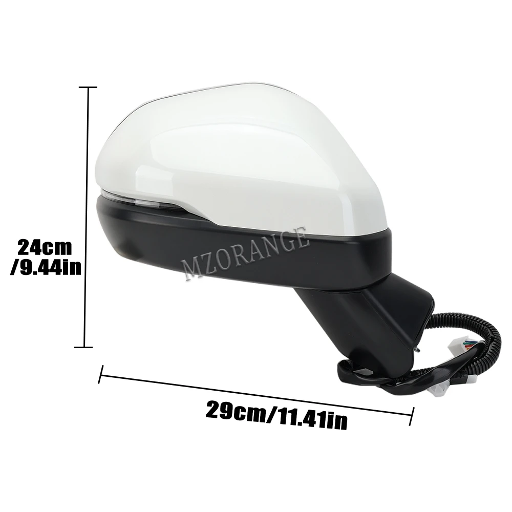 Side Wing Mirror For HONDA CRV CR-V 2023 2024 LED Turn Signal Lamp door Mirror COVER GLASS folding electrical lens accessories