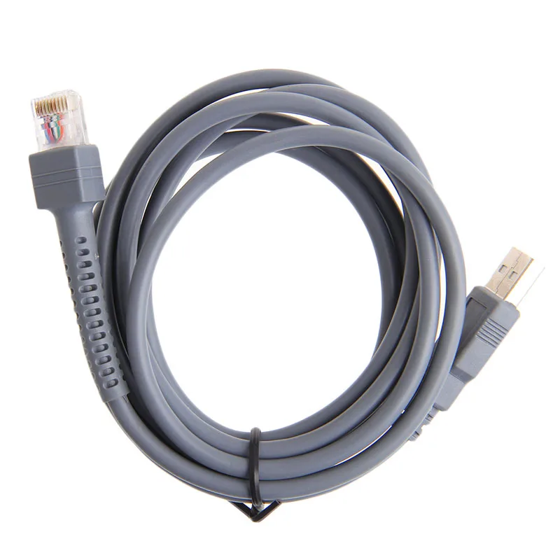 200cm 6.56FT USB Data Cable for Symbol Barcode Scanner LS1203 LS2208 LS4008I LS4208 LS3008 CBA-U01-S07ZAR