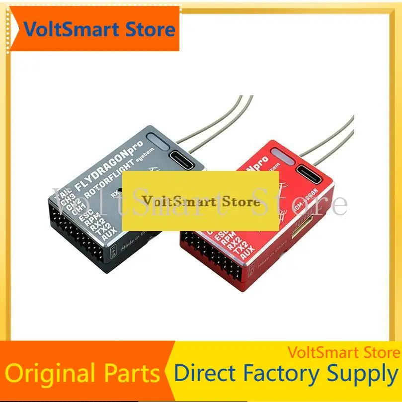 VoltSSTEAM-RC FlyDragon Pro F722 V2.2 Gyroscope MPU-6000 / ICM-42688-P Builte-IN ELRS 2.4G Receiver Dual Antenna For RC Helicopt