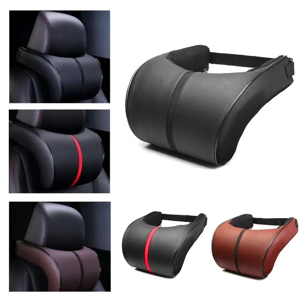 Adjustable Memory Cotton Car Headrest Neck Rest Seat Cushion Pillow