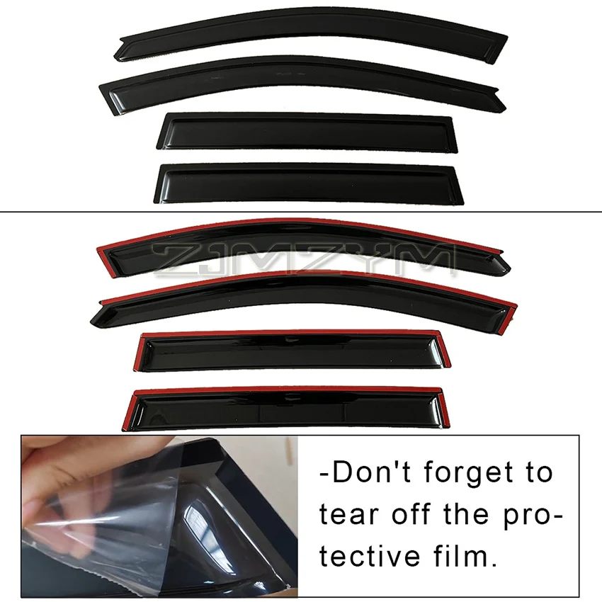 

For VOLVO XC70 2000 2001 2002 2003 2004 2005 2006 2007 Window Visor Wind Deflectors Rain Guards Door Visor Ventvisor