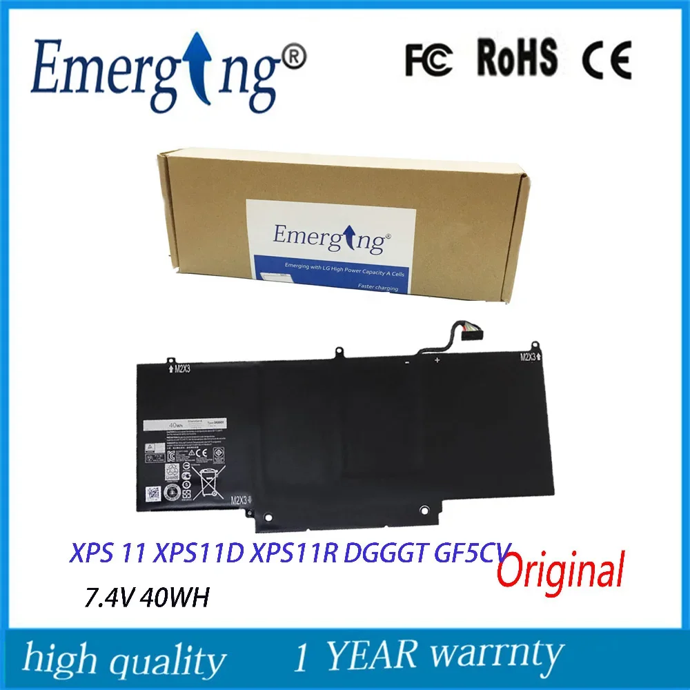 

7.4V 40WH New Original DGGGT Laptop Battery for Dell XPS 11 XPS11D-1308T XPS11D-1508T XPS11R-1508T XPS11S GF5CV