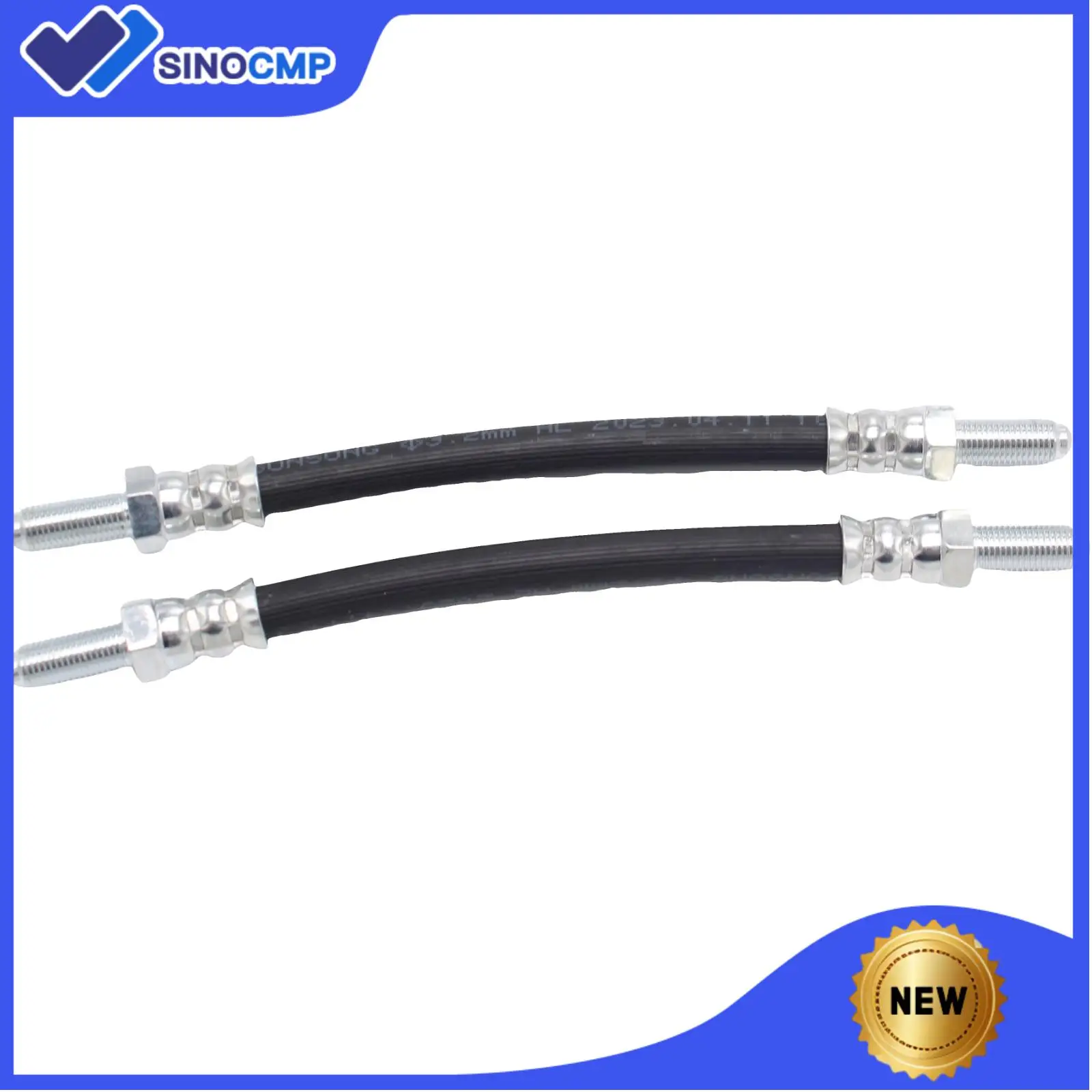 

2pcs GBH250 Classic Mini Rear Rubber Brake Hose Set For Car
