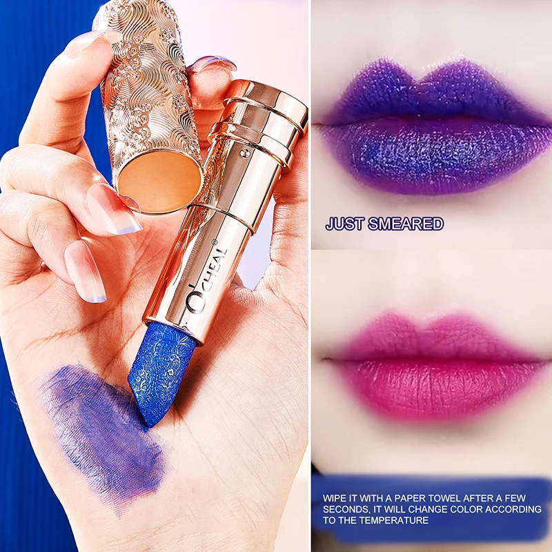 OCHEAL 1 Cái Độ Ẩm Dưỡng Môi Dưỡng Ẩm Lâu Dài Thay Đổi Nhiệt Độ Son Môi Chống Lão Hóa Sửa Chữa Môi Mặt Nạ