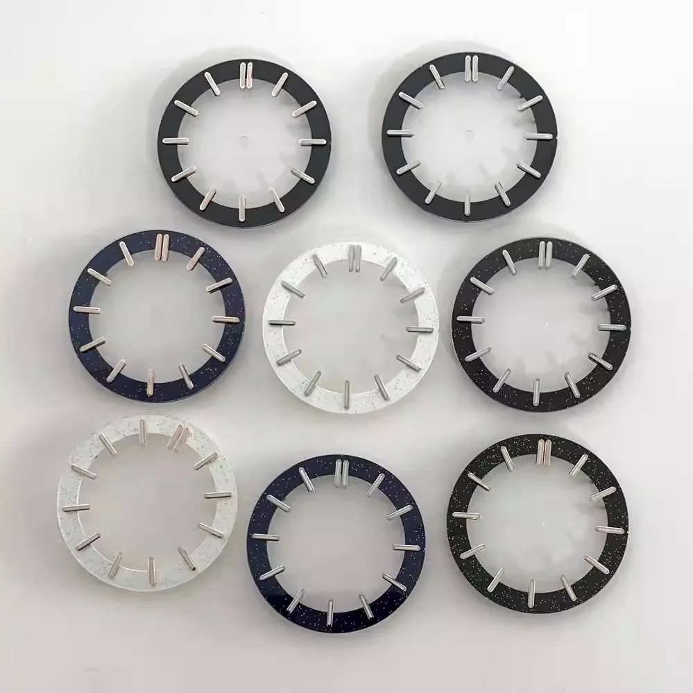 Starry Sky Skeleton Dial - 31.8mm Transparent Watch Face for NH70 Hand Wind Movement