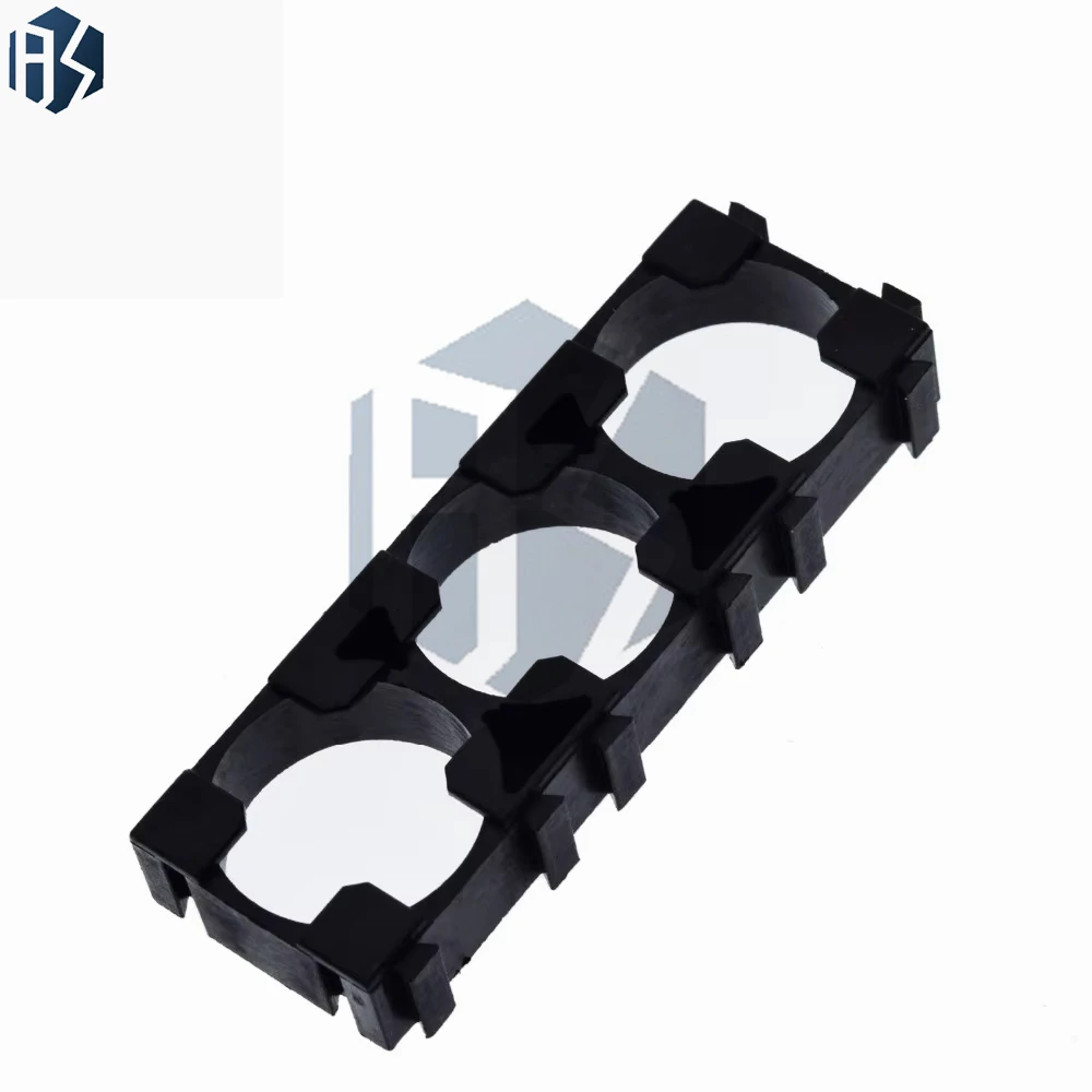 البلاستيك 1 2 3 خلية 18650 حامل البطارية قوس بطاريات أسطوانية حزمة تركيبات مكافحة الاهتزاز صندوق تخزين من الألومنيوم DIY بها بنفسك #6