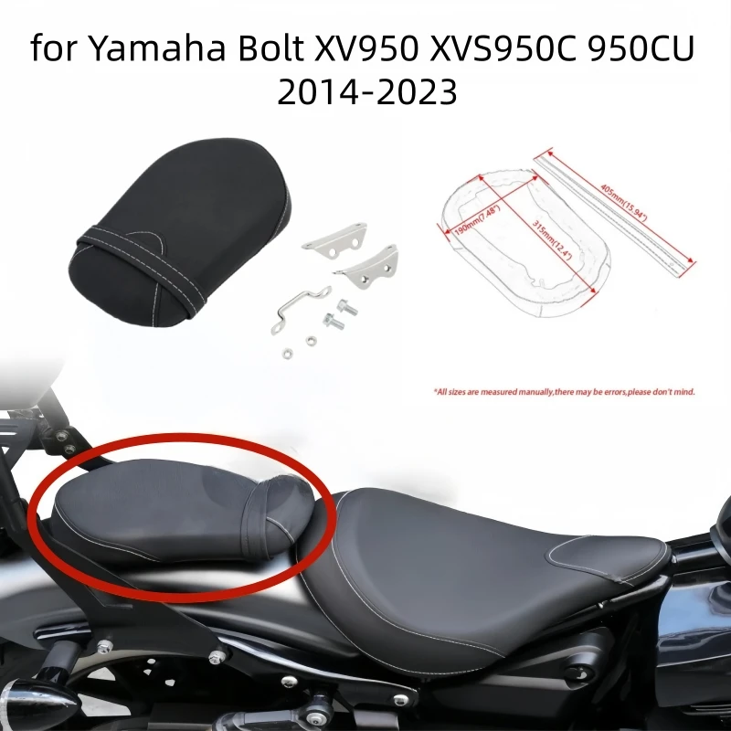For Yamaha Bolt XV 950 XV950 XVS950C 950CU 2014-2023 Motorcycle Rear Passenger Seat Pillion Rider Rear Passenger Cushion Seat