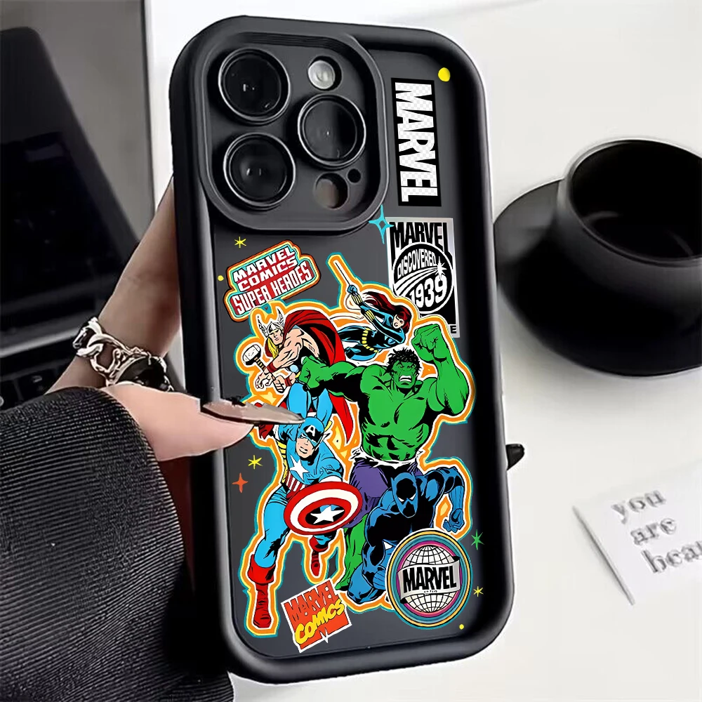 Retros M-Marvels Super-Heroes Phone Case For OnePlus 12 12R 11 11R 10R 8T Nord CE Ace 2 3 4 Lite 4G 5G Soft Silicone TPU Cover