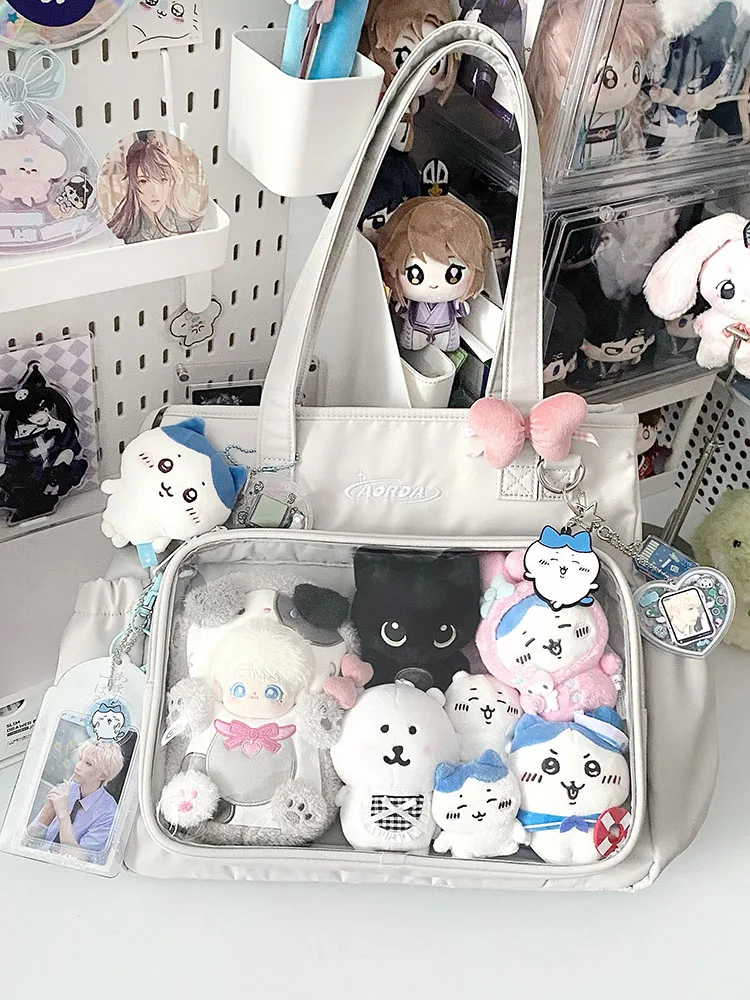 

AORDA Multi-Functional Large Capaci Pain Bag Single oulder Crossbody orm Tote Bag Women's Second Chase Star Transparent