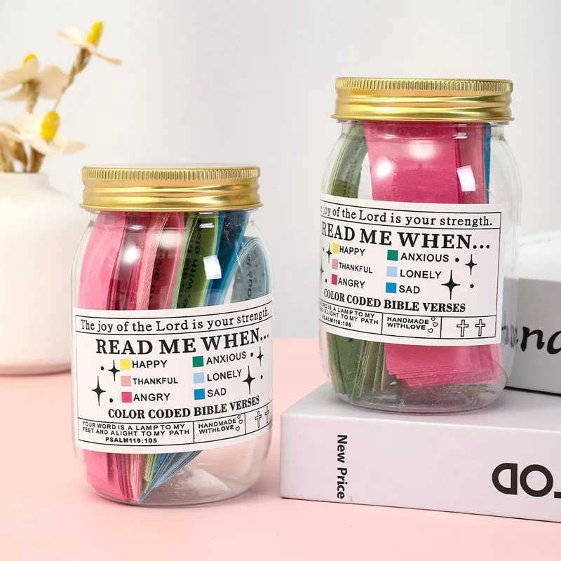 One Bottle Random Bible Verse Jar, A Gift That Evokes Emotions And Feelings Of Piety