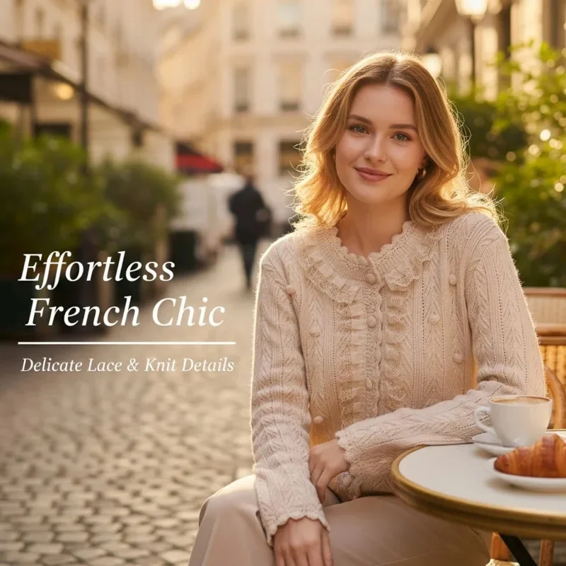 

Y2K Plaid Sweater Top Girl Autumn Winter Sweet Ruffle Off-Shoulder A-Line Mini Dress Sexy Outfit Trendy Women Clothing Top New