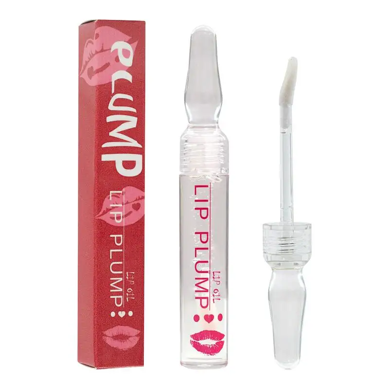 Instant Lip Enhancer Oil, Extreme Volumising Plumper Gloss Serum, Nutrir Sexy Lip Hidratante, Cuidados Cosméticos, Novo, 1Pc