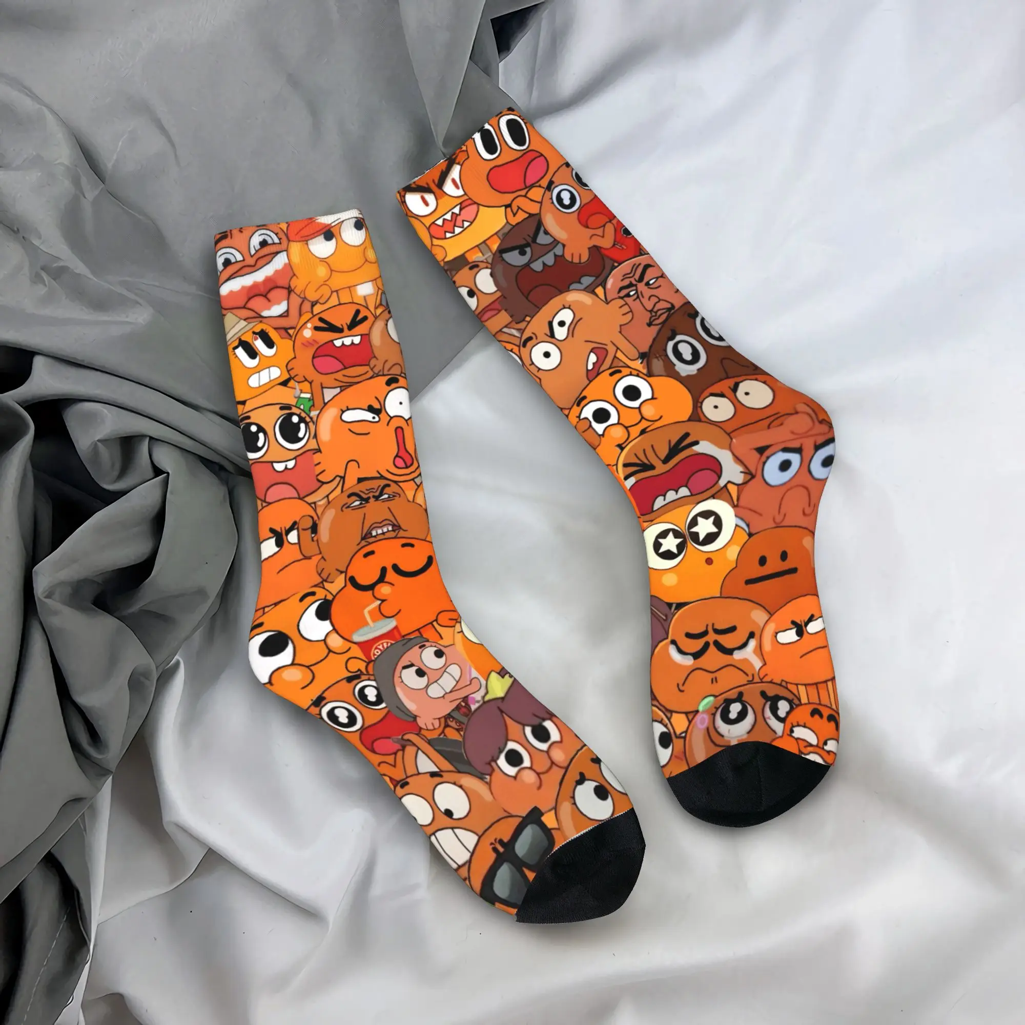 Women Men Socks Gumballs Stockings Anti Sweat High Quality Socks Autumn Fashion Graphic Outdoor Sports Socks