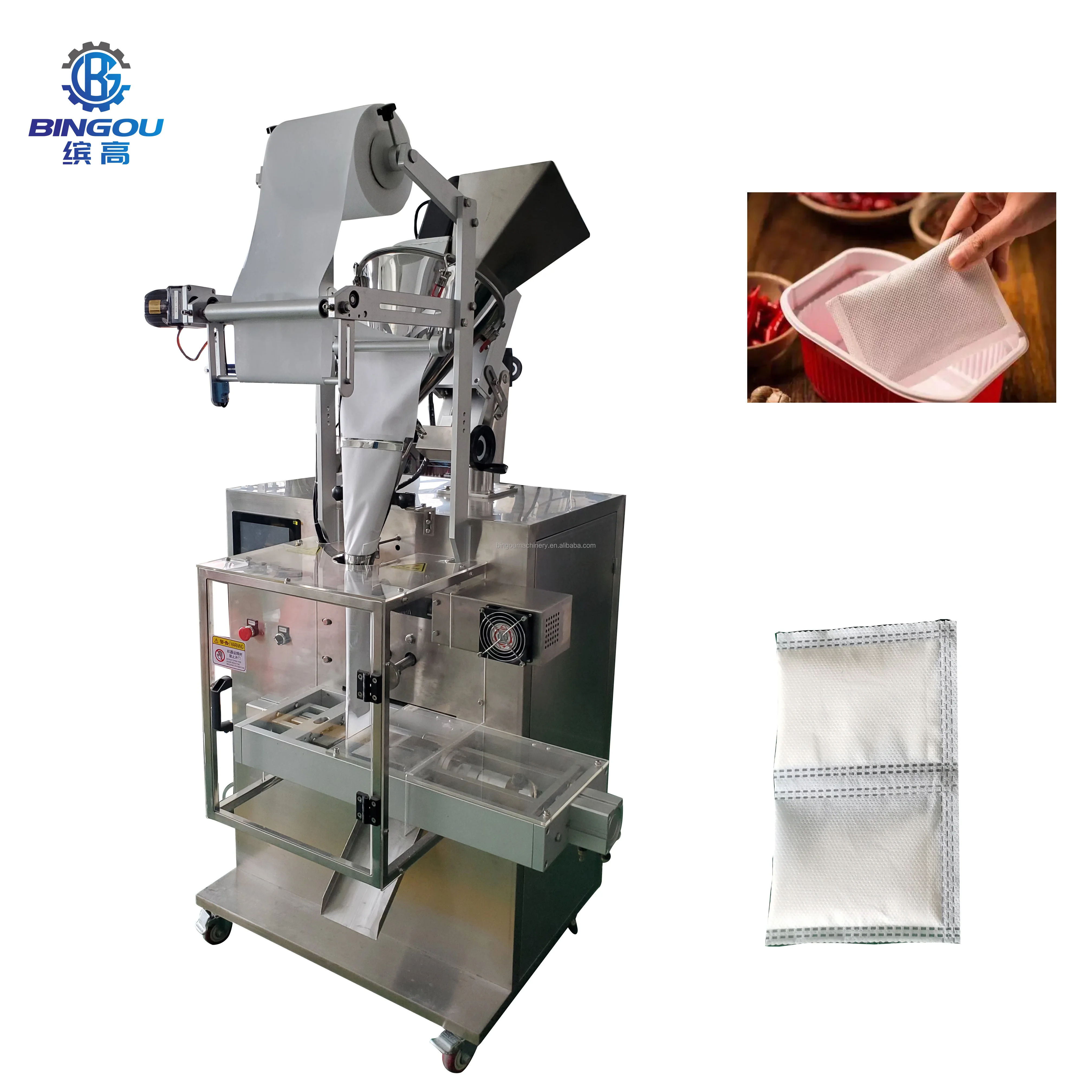 Most Popular Full Automatic Ultrasonic Packing Machine Heating Powder Bag Packing Machine for Heating Pot