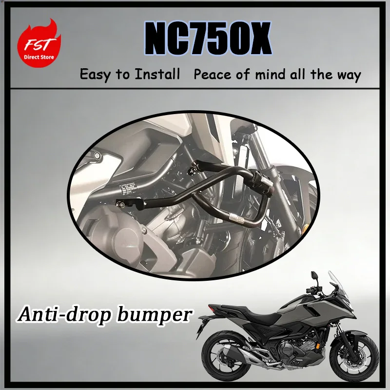 

FOR Motorcycle Safety Equipment NC750X Anti-Collision Bar Multi-Point Force-Distribution Fall Damage Reducer