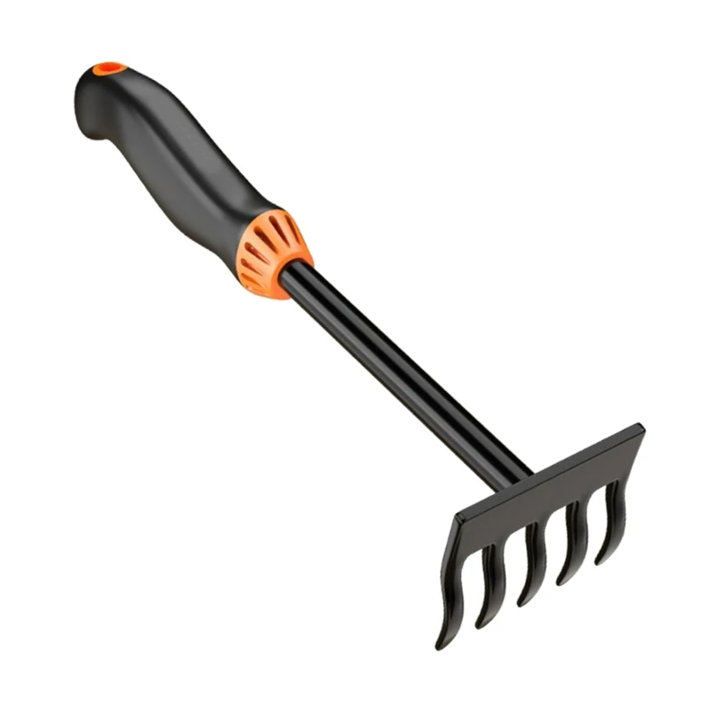 Super Practical Garden ชุดเครื่องมือสแตนเลสพลั่วสวน RakeTrowel เครื่องมือ M4YD