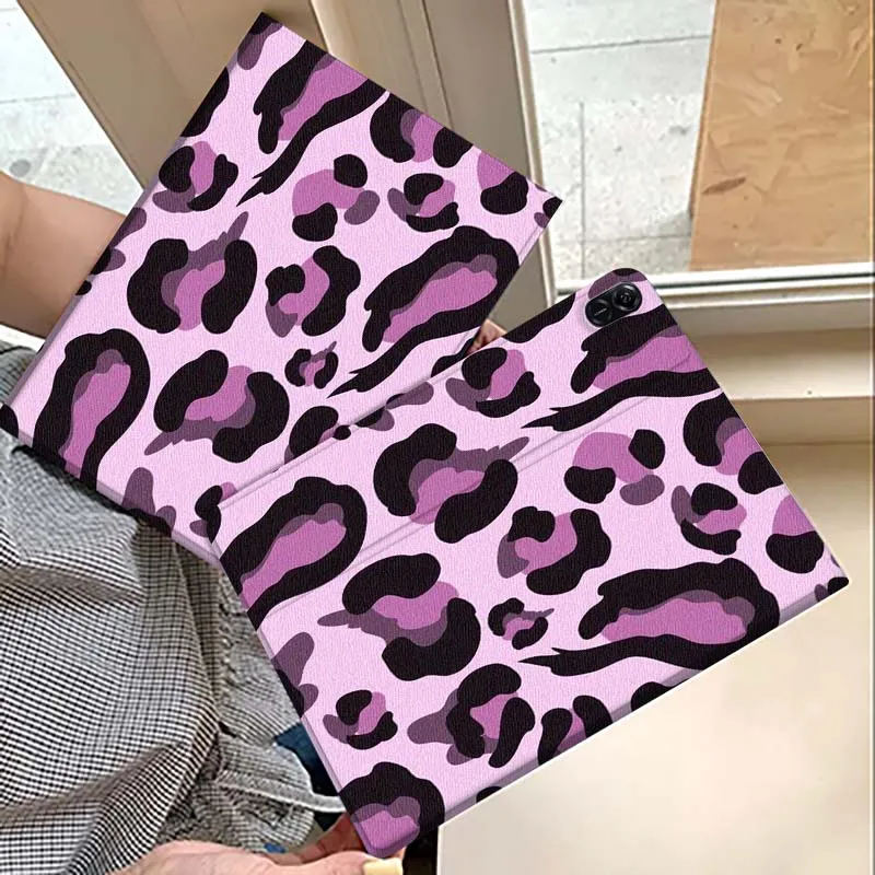 

Leopard Pattern Art For Huawei MatePad M5 T5 SE 11 Pro Honor Tab 5 V7 V8 X9 GT 10.1 10.8 Inch Tablet Case