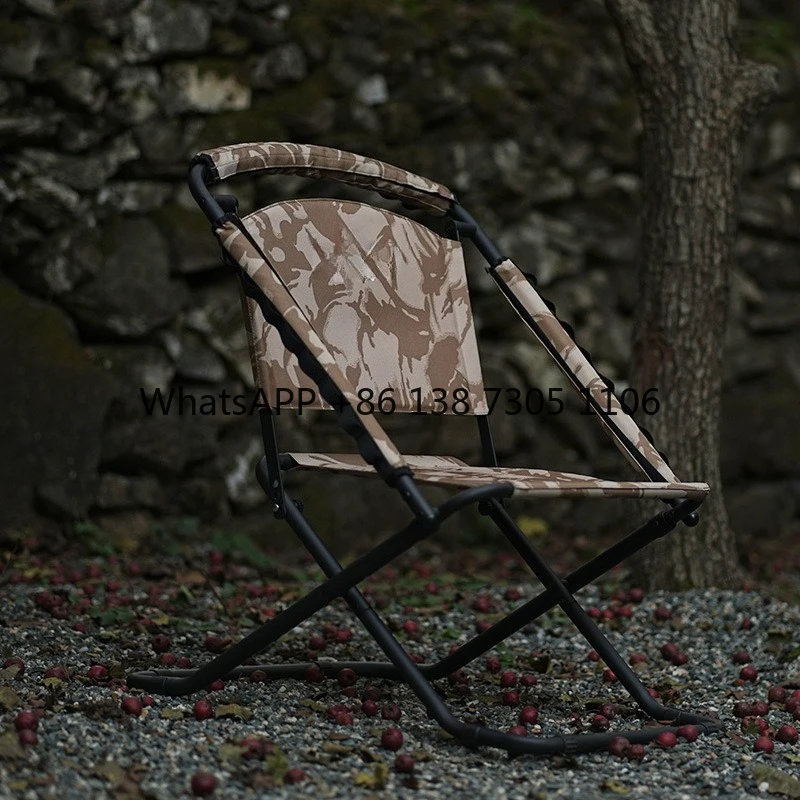 

Junxin Kudi folding moon chair camping beach fishing picnic chair stool multi-purpose