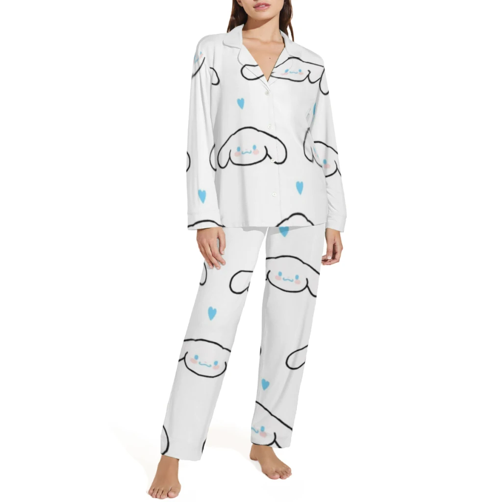 Sanrio White pajamas, Minso's selected patterns, cute style