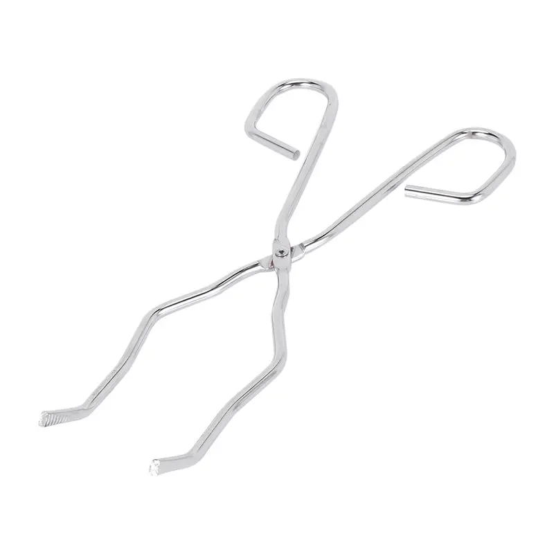 VOFUN-10X Crucible Tongs Melting Dish Stainless Plier Holder Handle For Melting Pouring Casting Chemical Instruments 23Cm