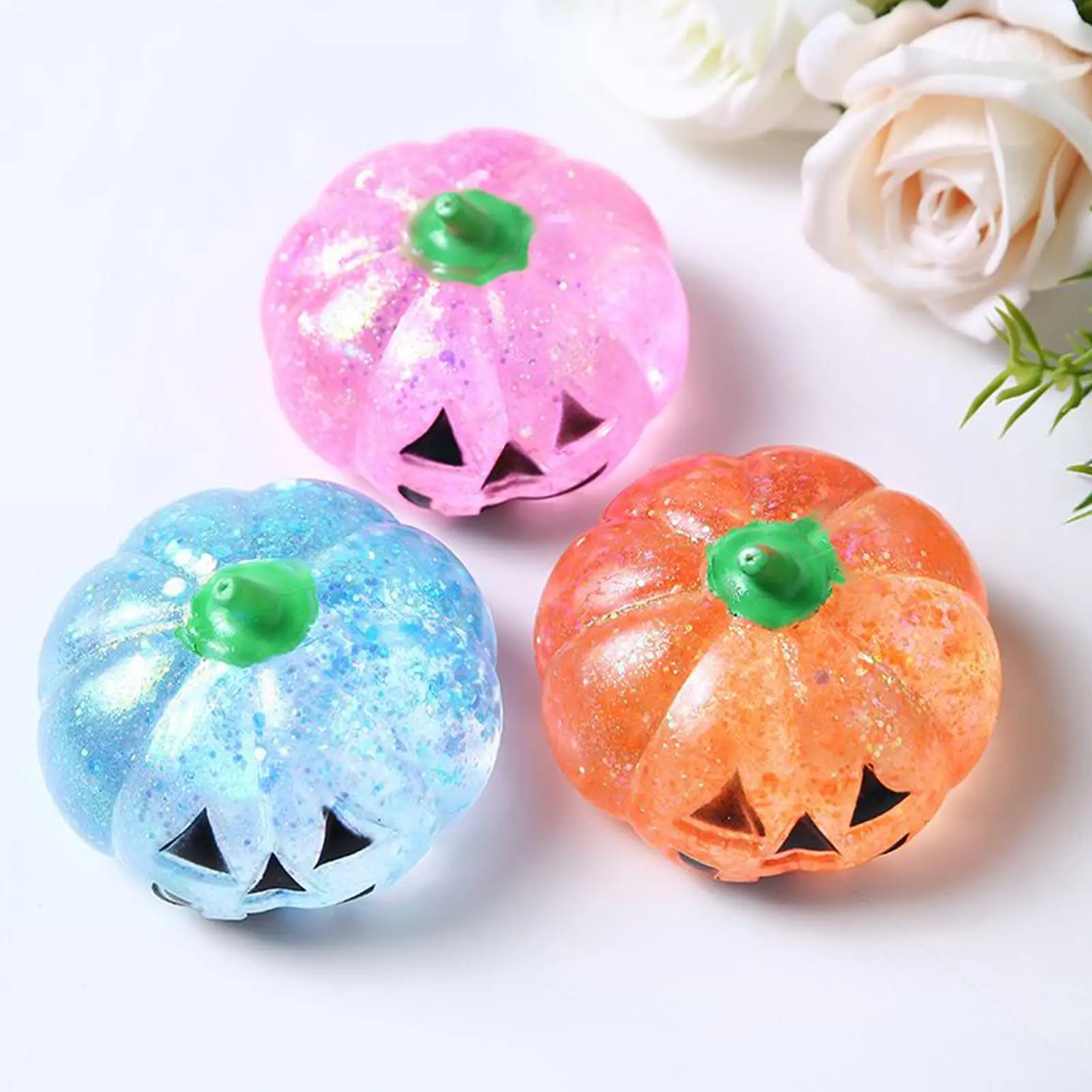 لعبة الضغط الحسية للهالوين اليقطين الإجهاد المخلص اللعب بسط جودي حقيبة حشو كرات هدايا الحفلات للمهرجان