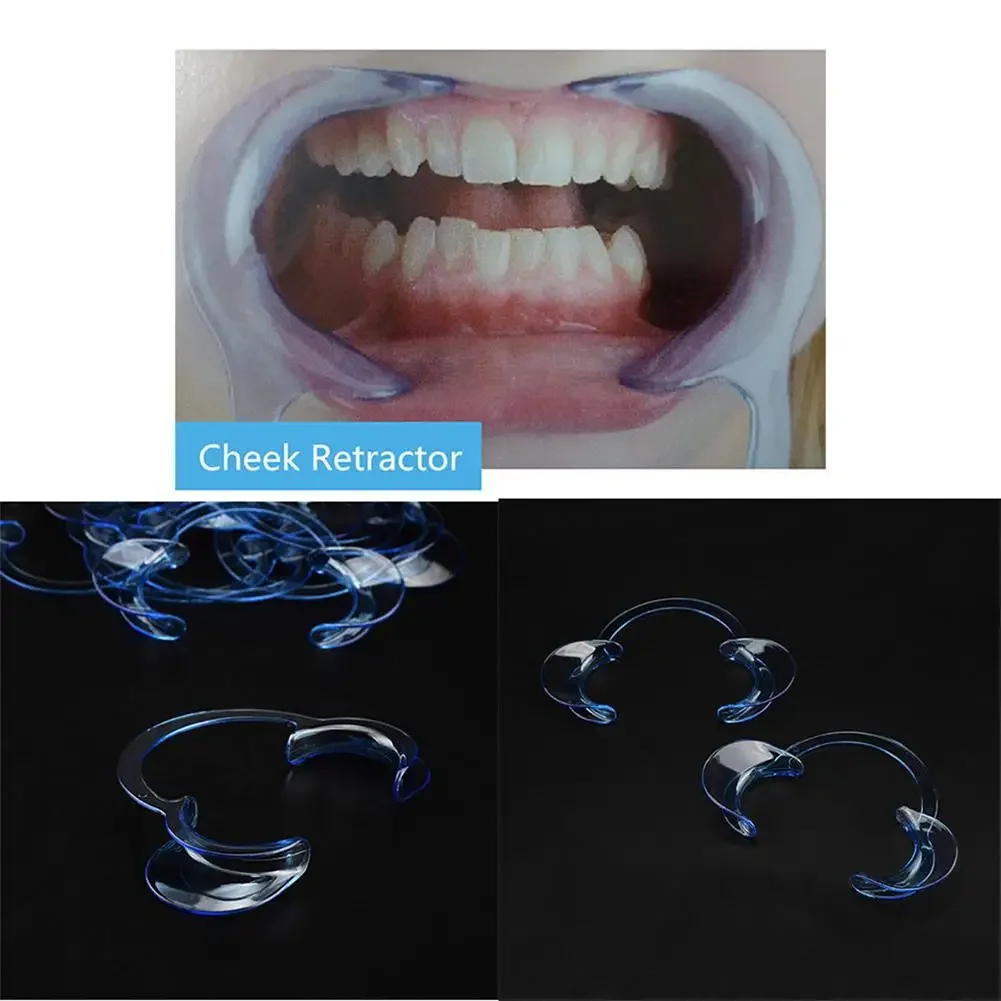 

10pcs Oral Care Mouth Openers C Type Whitening Lip Cheek Retractor Dental Tool High Elasticity More Comfortable to Wear