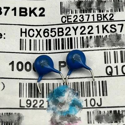 

Плитка конденсатор HCX65B2Y221KS71C 221K Y2:300VAC 220PF 7,5 мм