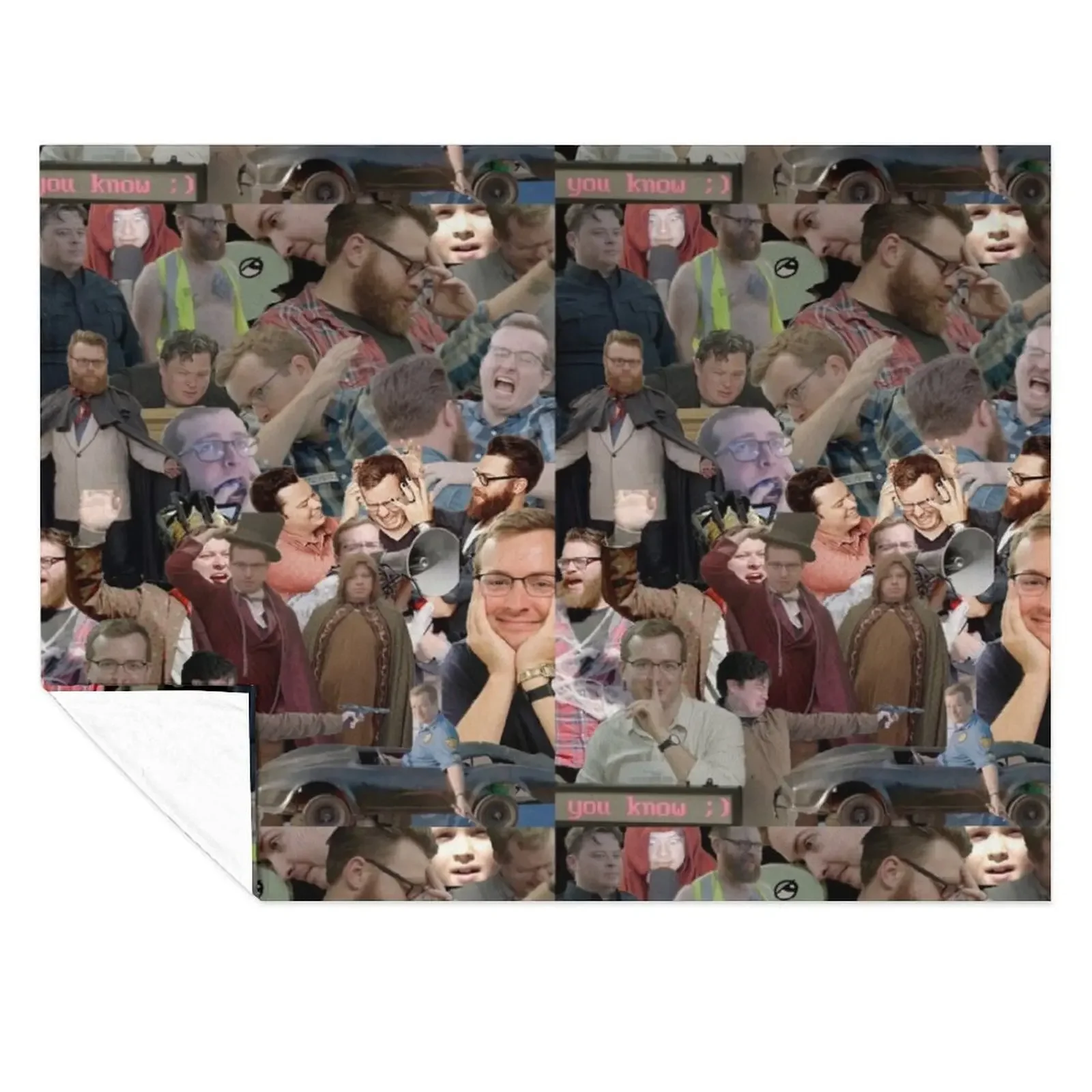 

goof mcelroy brothers Throw Blanket Single Cute Plaid Luxury Brand Bed Blankets