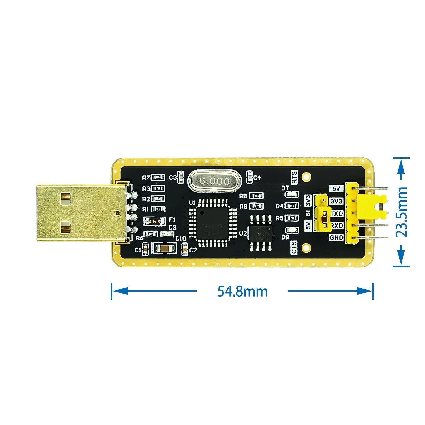 FT232RL FTDI USB 3.3V 5.5V to TTL Serial Adapter Module for Arduino FT232 Mini Port.Buy a good quality Please choose me