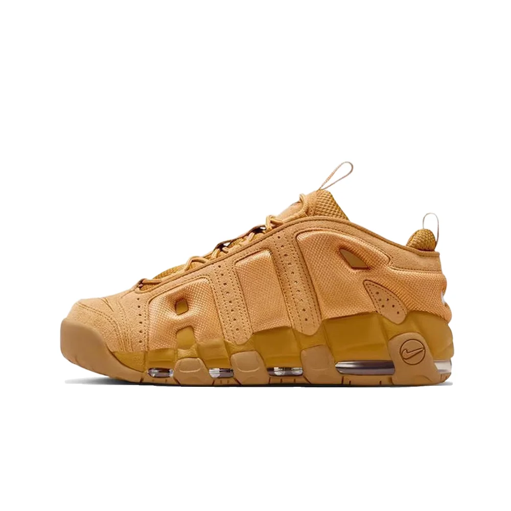 Nike AIR MORE UPTEMPO Men's Shoes - Wheat, Non-Slip, Durable Casual Sneakers, Stylish and Versatile Running Shoes IM6649-700