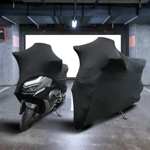 Universal Indoor Motorcycle Covers UV Protector Cover Bike Motor Scooter Dustproof Cover Elastic Fabric M-4XL for Motor & Bikes
