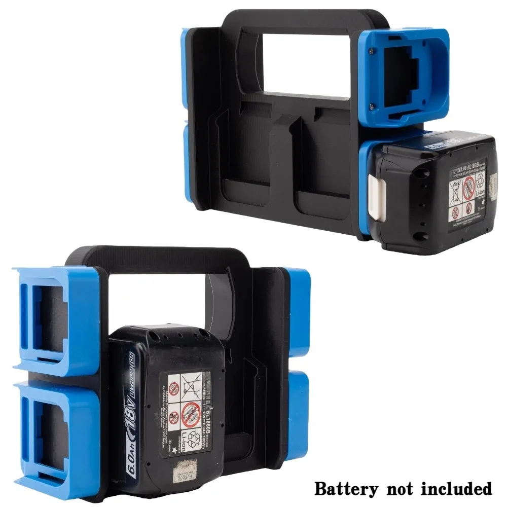 

8 Slot Basket Battery Holder Carrier Battery Storage Compart for Makita BL1815N/1820B/1830B/1840B/1850B/1860B Li-ion Battery