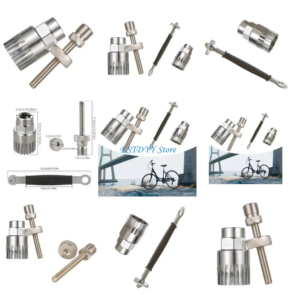 

G6DE Bike Cassette Removal Tool Freewheel Remover for Bicycles, Bike Cassette Tools