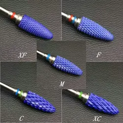 1PC Blue Nail Drill Bit Electric Manicure Pedicure Apparatus for Manicure Milling Cutter Rotary Burr Remove Nail Gel Tool