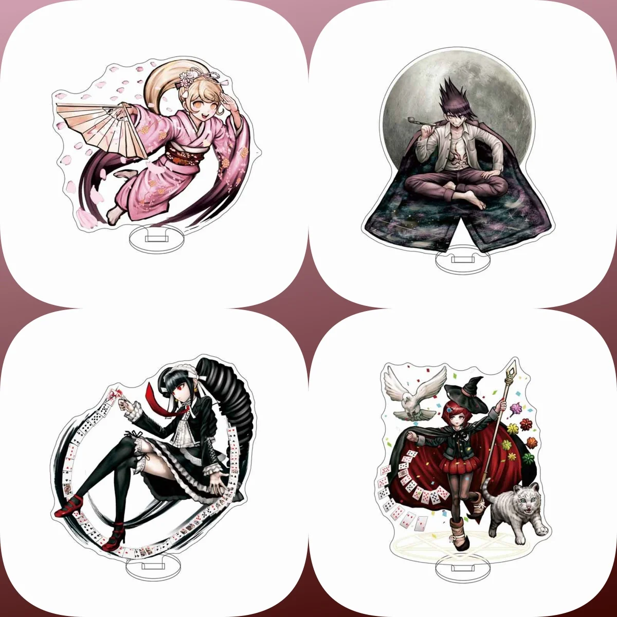 15CM Charm Anime Danganronpa Acrylic Stand Model Cosplay Characters Ornament Accessories Goods Collection Christmas Gifts