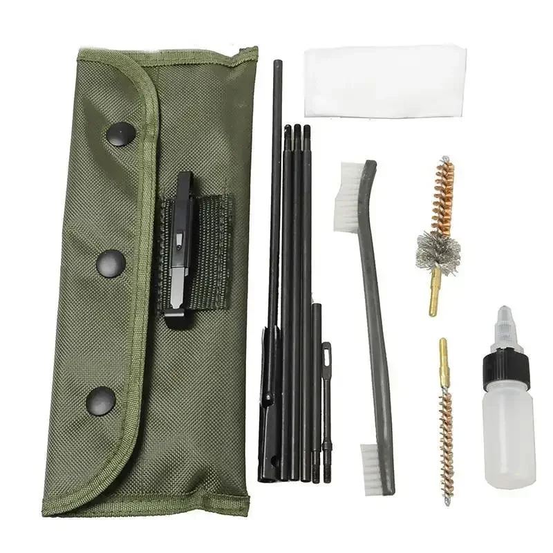 10 pz AR15 M16 M4 Kit di strumenti per la pulizia della pistola giocattolo Pulitore della pistola Spazzole per fucile Set Accessori per pistola giocattolo