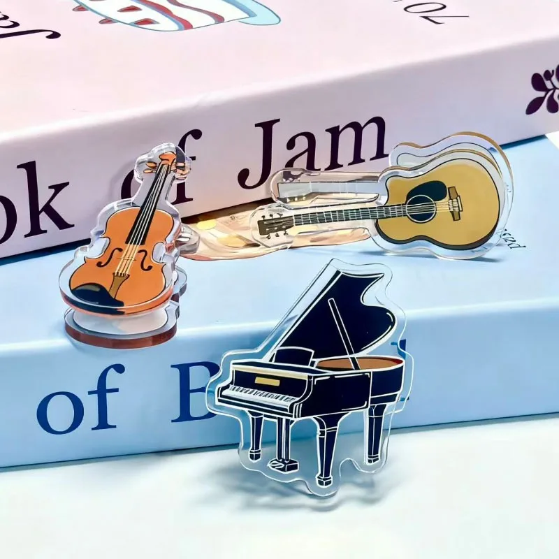1/3 Stück Mini-Acryl-Musikbuch-Clip, Sicherer Seitenhalter für Klavierpartituren, Klavier-Spielhilfe Seitenmarkierer