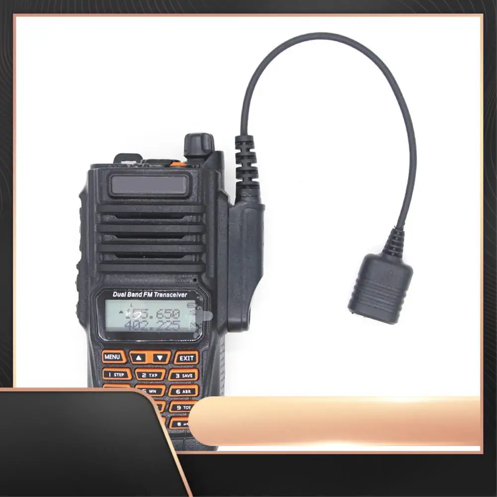 

Кабель-переходник для Baofeng UV-9R Plus UV-XR, водонепроницаемый, 2-контактный, UV-82 UV-S9, гарнитура, микрофон